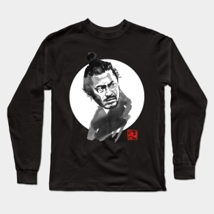 toshiro mifune samurai Long Sleeve T-Shirt